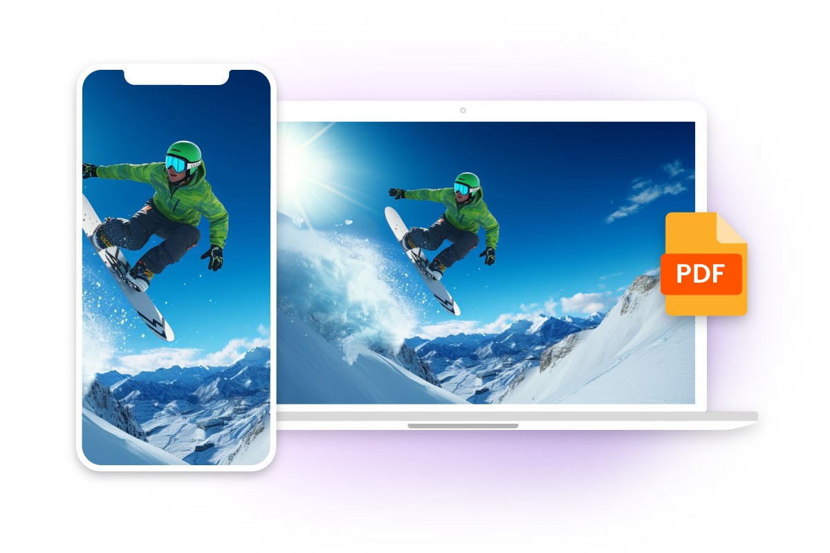 Convert heif to pdf on windows and mobile phone