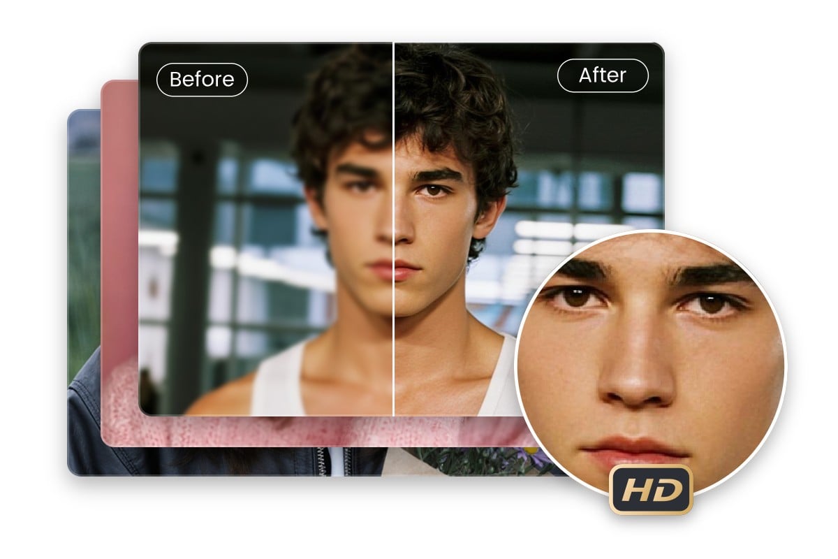 Convert several photos to hd in fotor
