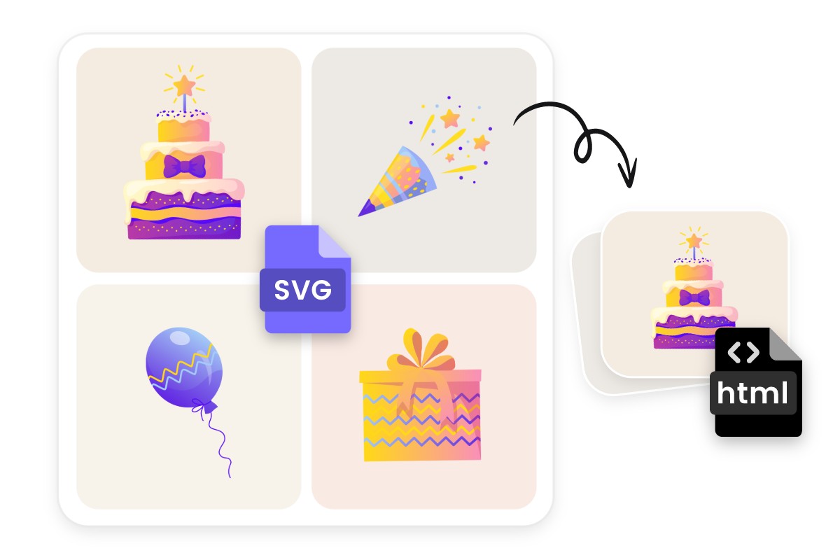 change size of svg image in html