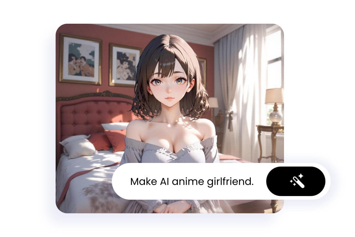 Convert text to ai anime girlfriend