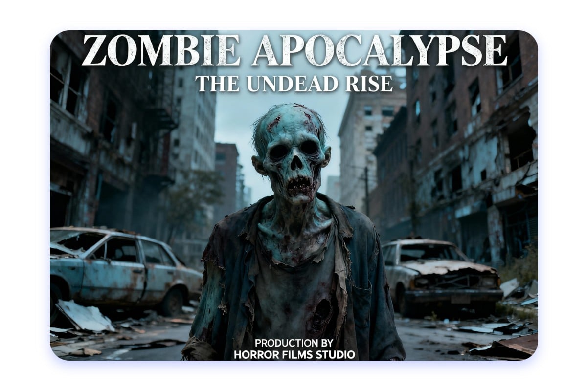 Créer des affiches zombie effrayantes