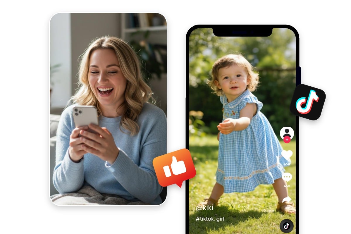 Create ai baby dance video for personal entertainment or for social media content