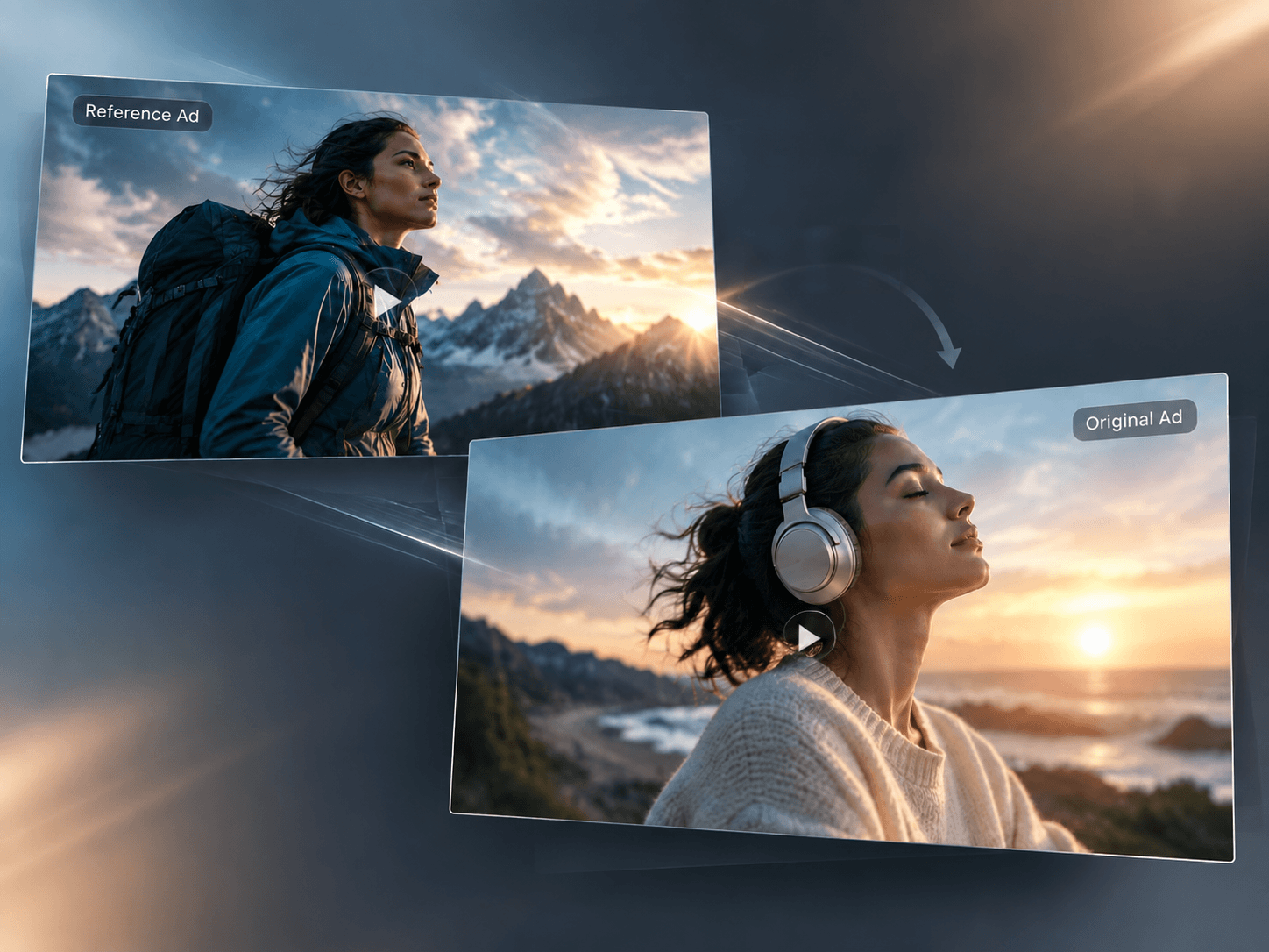 Create an ai ad from a reference video