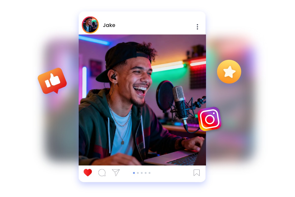 Create an ai diss track song and share it on social media
