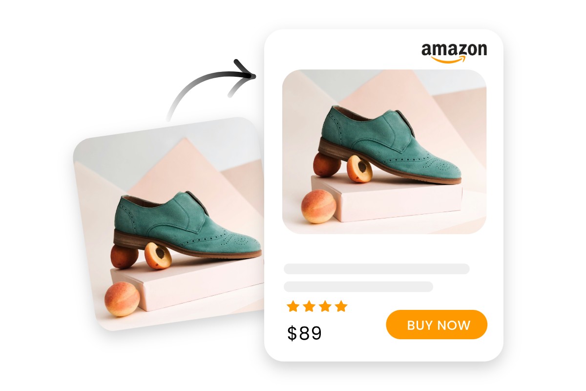 Create an ai photography of a shoe and use it as your ecommerce listing
