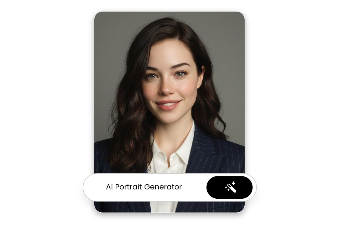 Create an ai professional female portrait from text