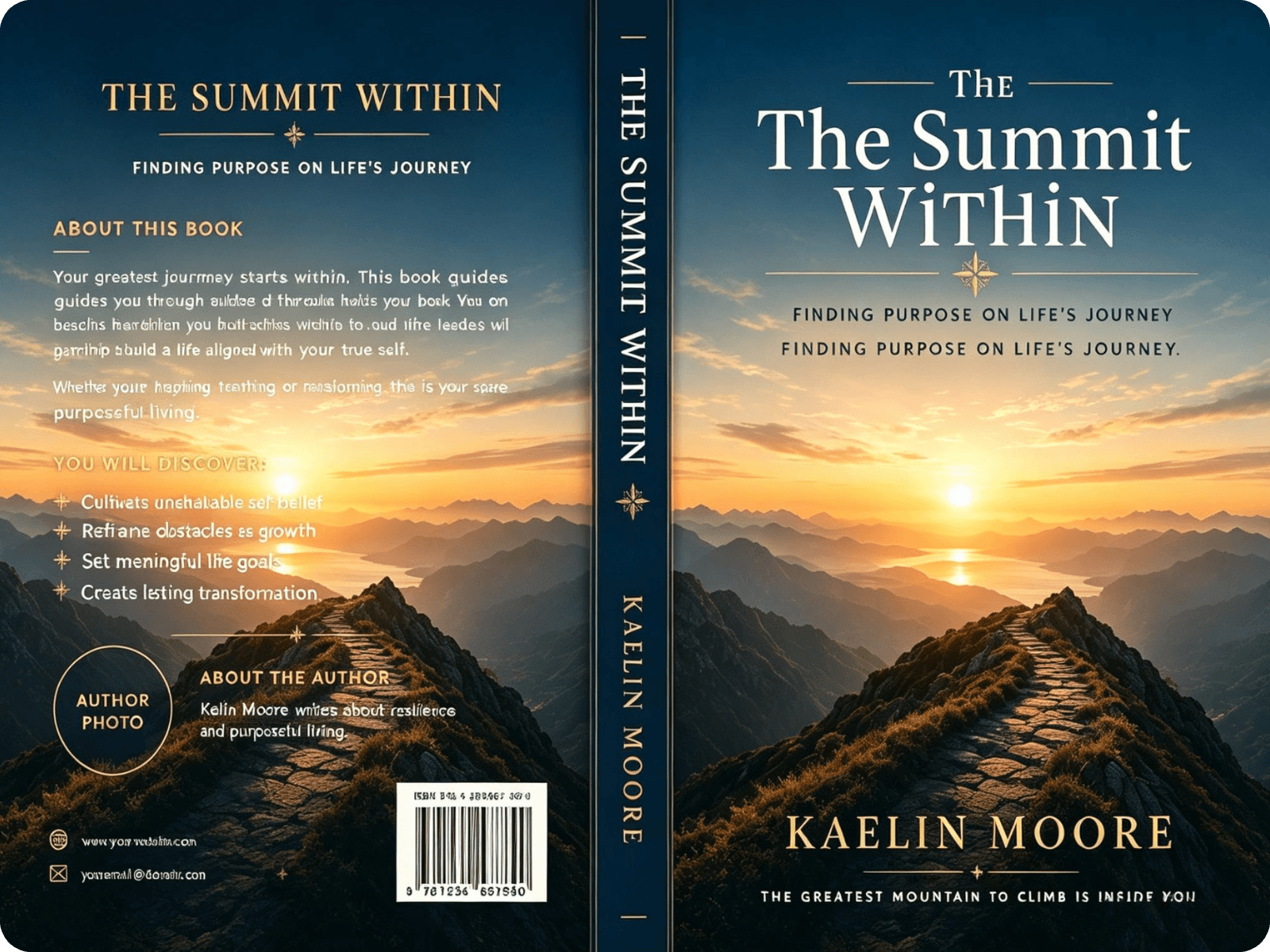Create an book cover for amazon kdp