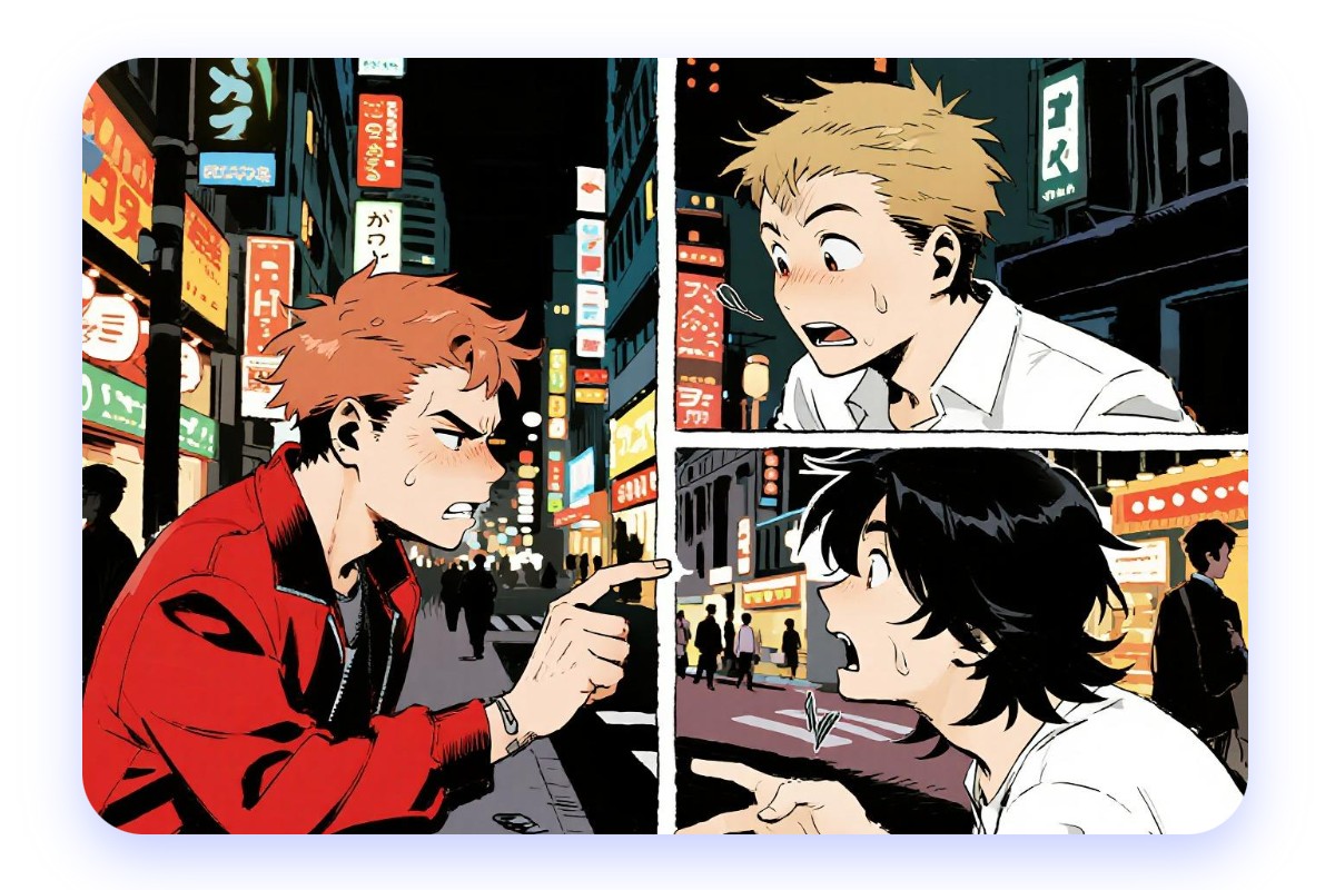 Create comics and visual development art