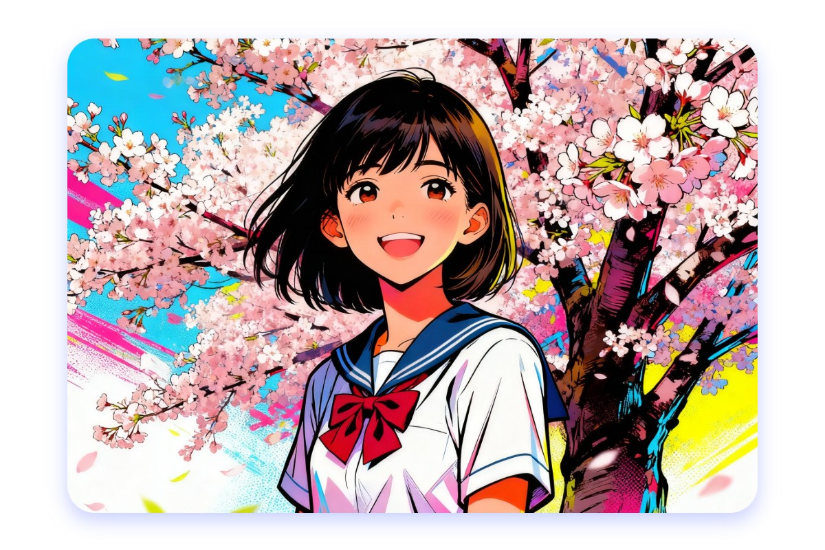 Create full color manga