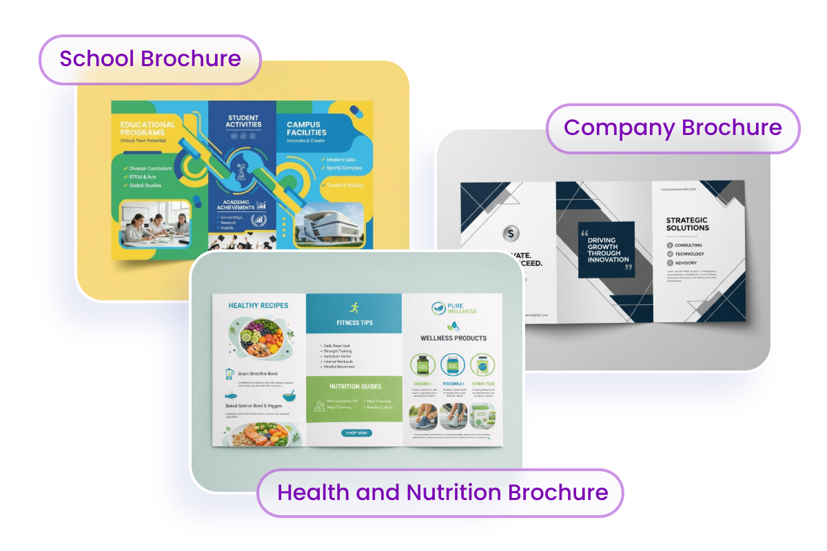 ニーズに合わせた業界特化型パンフレットの作成