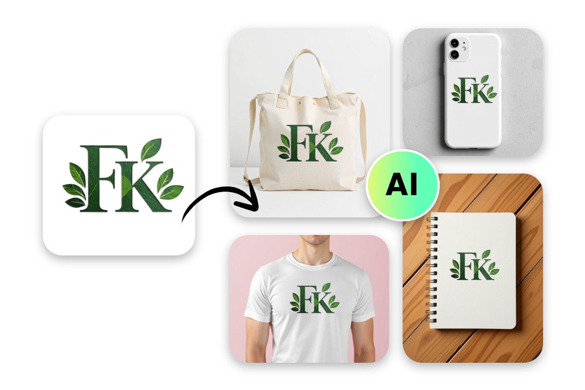 Create monogram with your initials and put it on your personal items