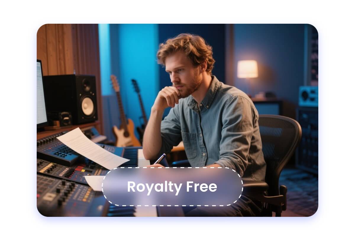 Create royalty free music albums with fotor ai music maker