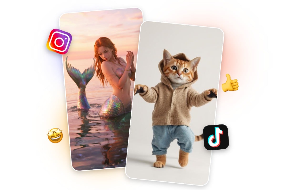 Create stunning AI generated videos by talking to Fotor AI assistant