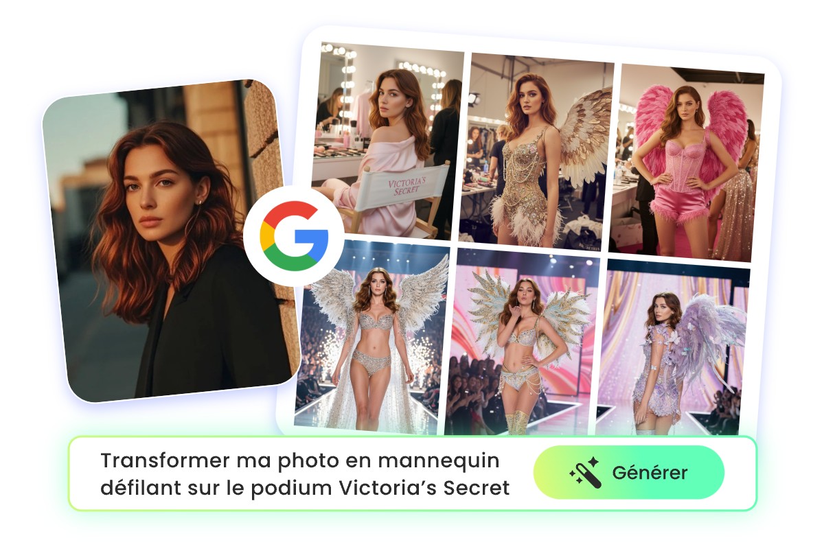 Creer des photos ia victoria secret avec nano banana