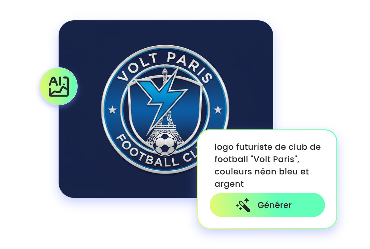 Creer un logo de foot a partir de texte