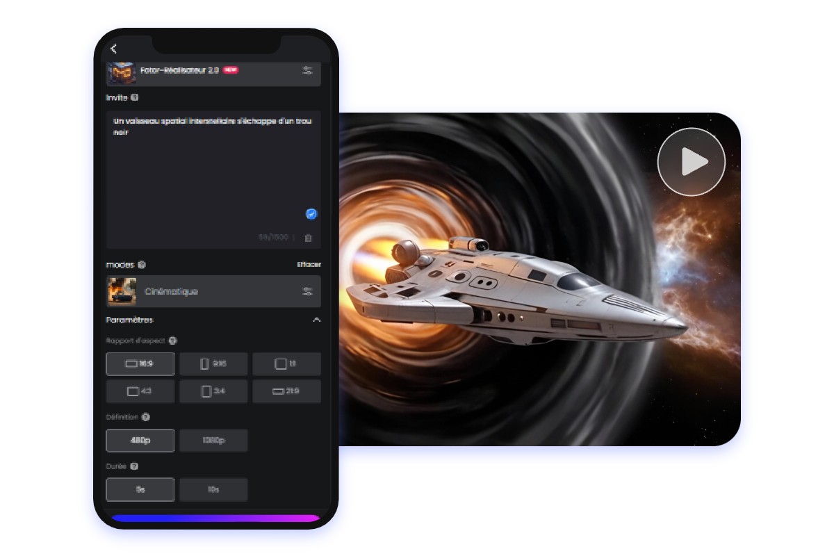 Creer vos videos IA ou que vous soyez