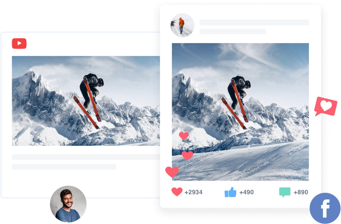 Crop images for any social media size with Fotor