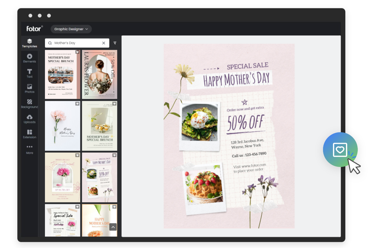 Create Mother’s Day Poster Online in Minutes | Fotor
