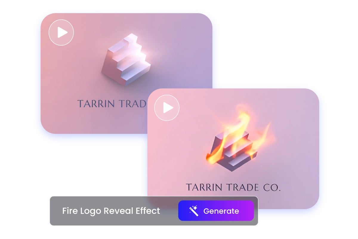 Personnaliser des designs de logos en mouvement avec le créateur d'animation de logo AI en ligne gratuit de Fotor