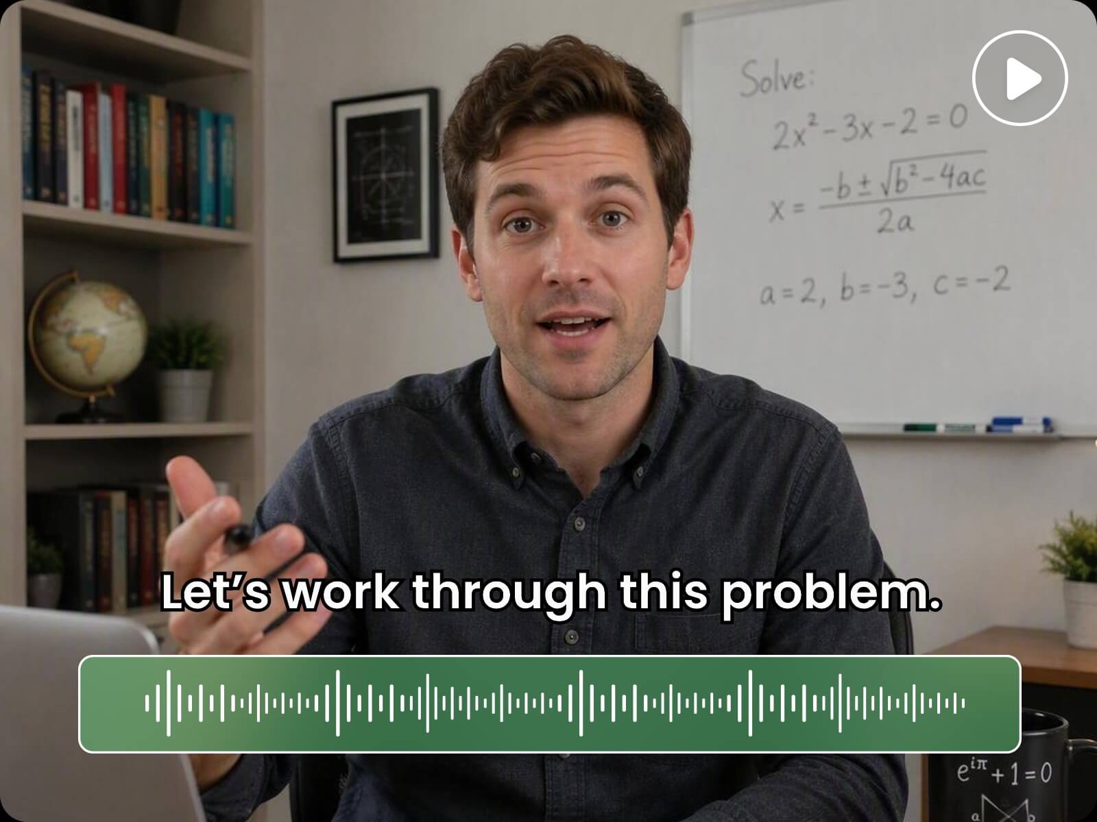 Customize the audio and subtitles of an article converted into a video