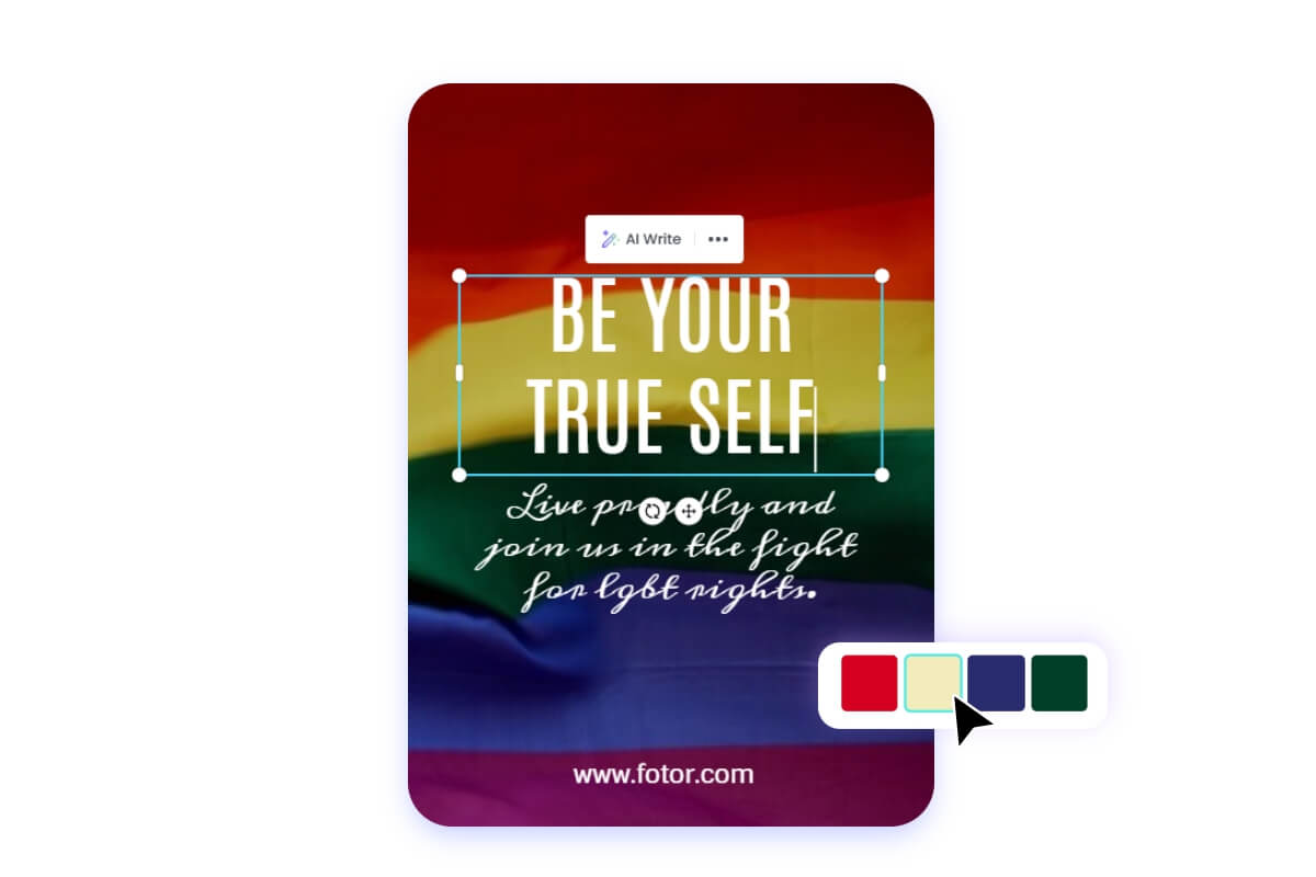 Customize your ai generated flag with rich elements