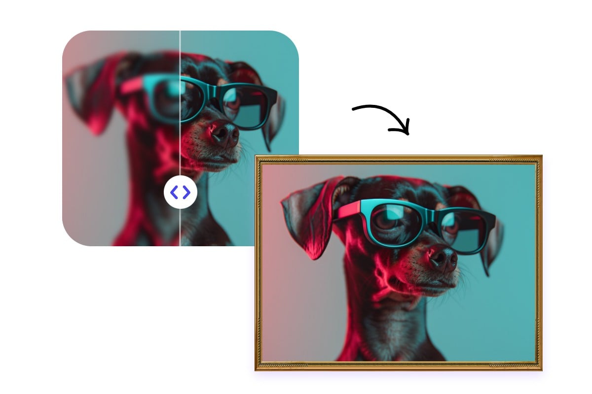 ぼやけた写真を一瞬でクリアに