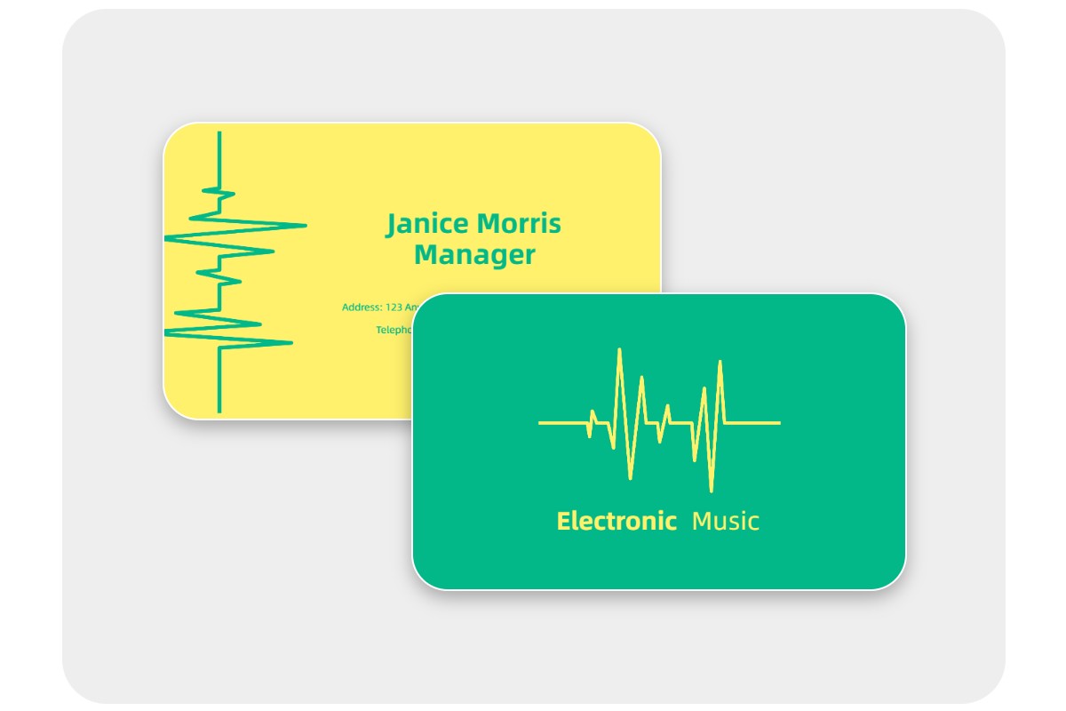 Dj business card templates