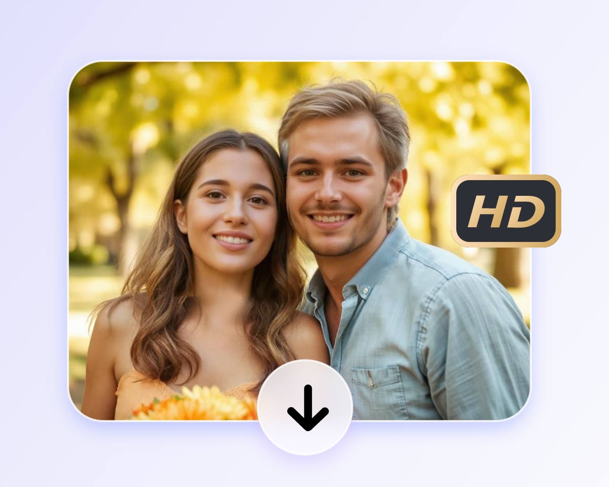 Schritt 3 KI ausgetauschtes Bild in hoher Qualität herunterladen