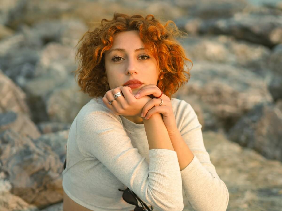 Download a high quality photo of a woman enhanced with AI