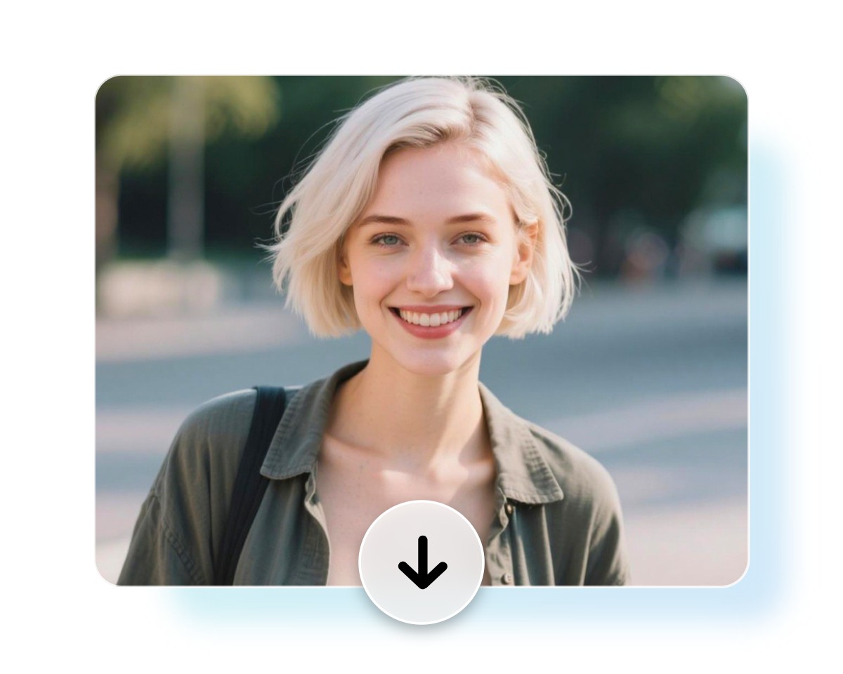 Télécharger la photo de la femme sans lunettes