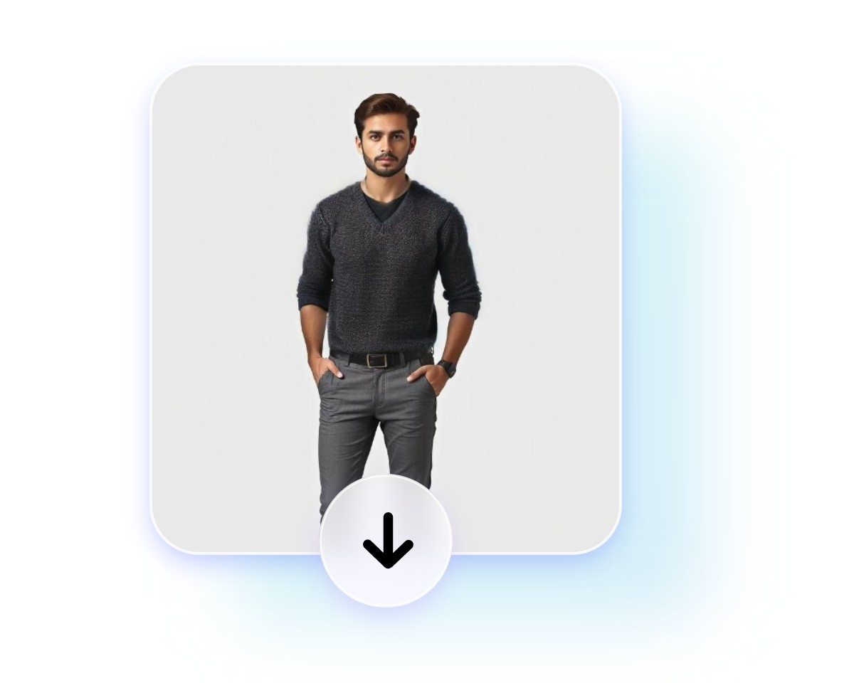 上着を変えた男性の写真をダウンロード