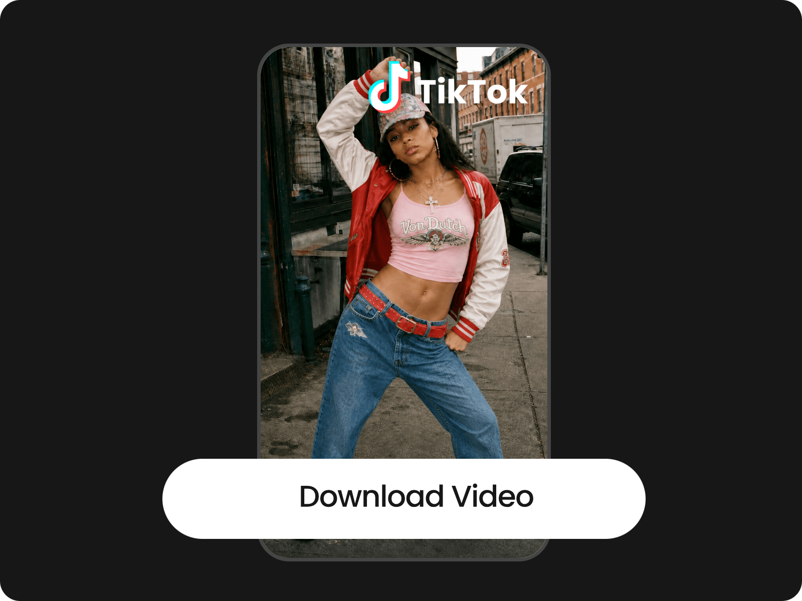 Download ai generated tiktok clip from fotor tiktok clip maker