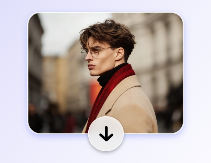 Download the boy photo with a changed angle