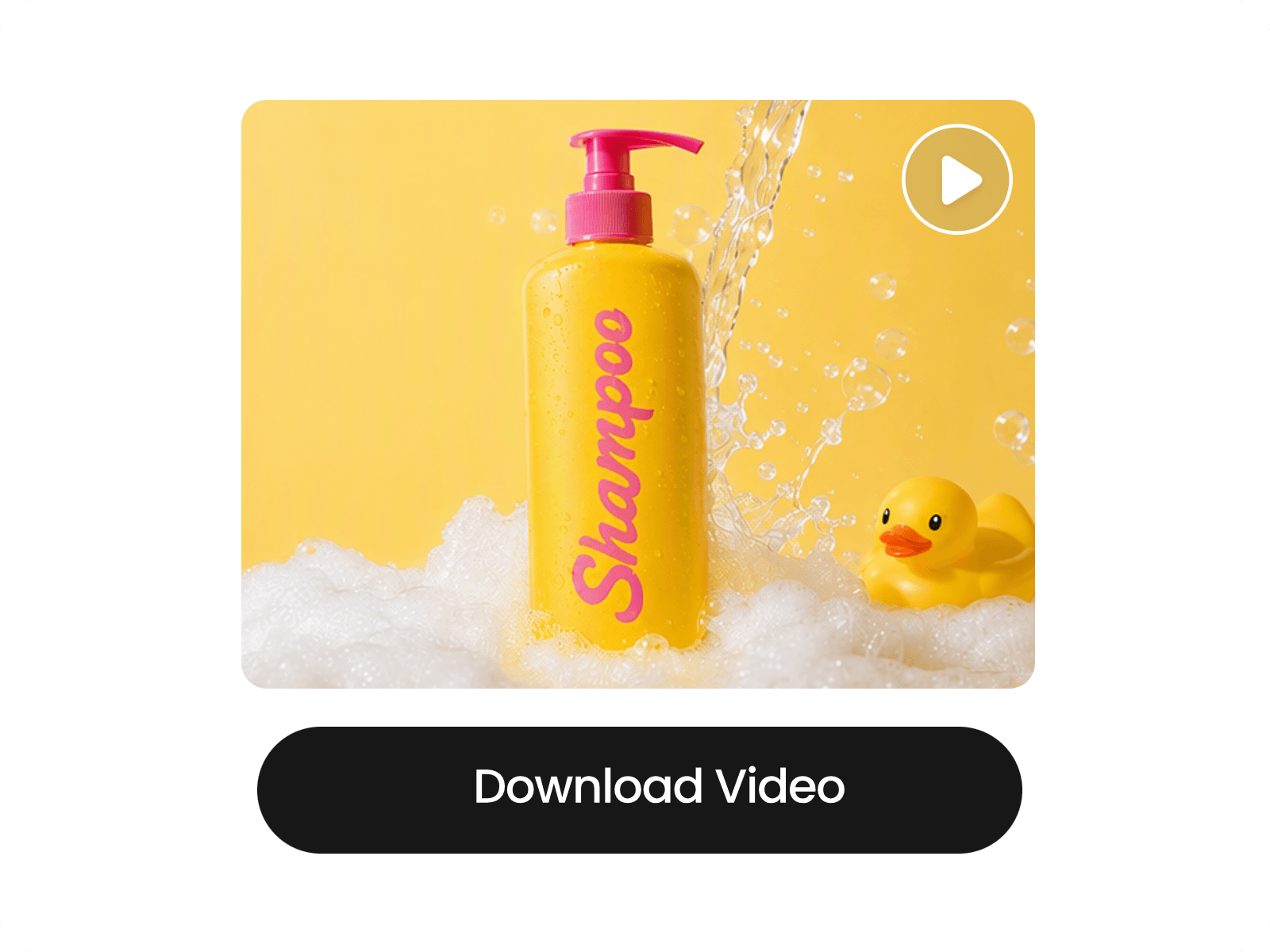 Download the finished ai advertising video from fotor ai ad generator