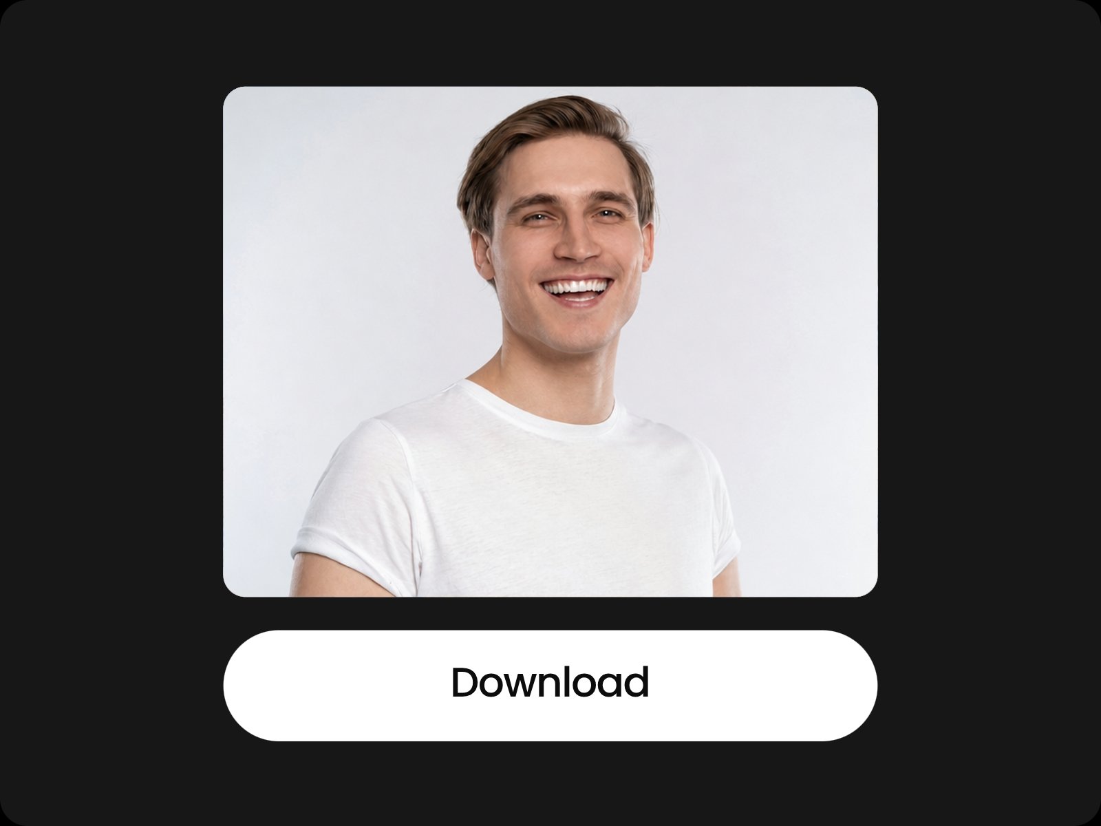 Download the photo of a beardless white man