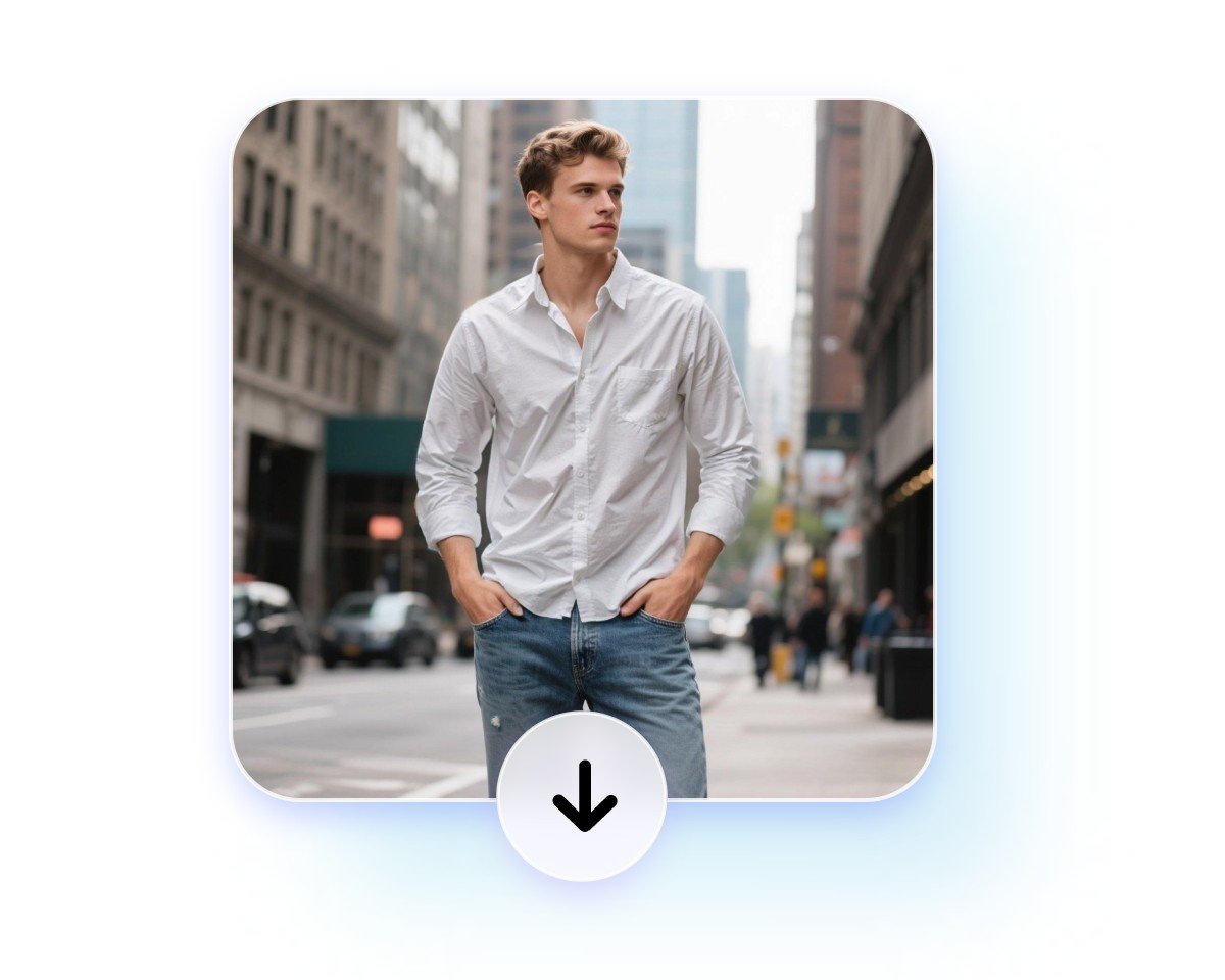 Download the photo of a boy with changed clothes