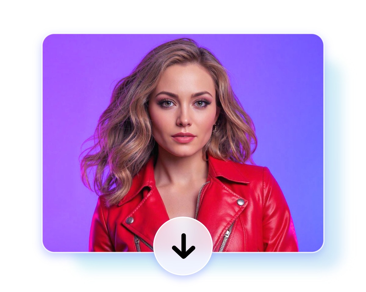 Download the realistic girl converted from a cartoon girl