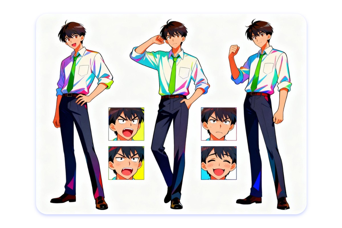 Dynamic character expression and action