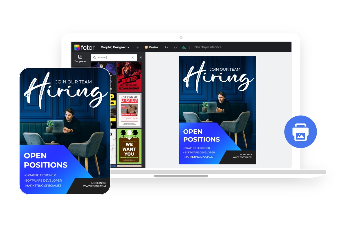 Easy to print out wanted poster in fotor wanted maker