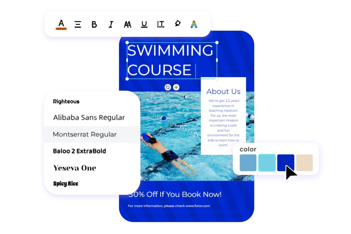 Edit and customize flyers