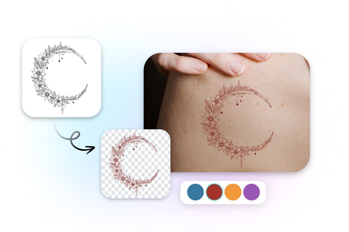 Edit generated tattoos in design for creation