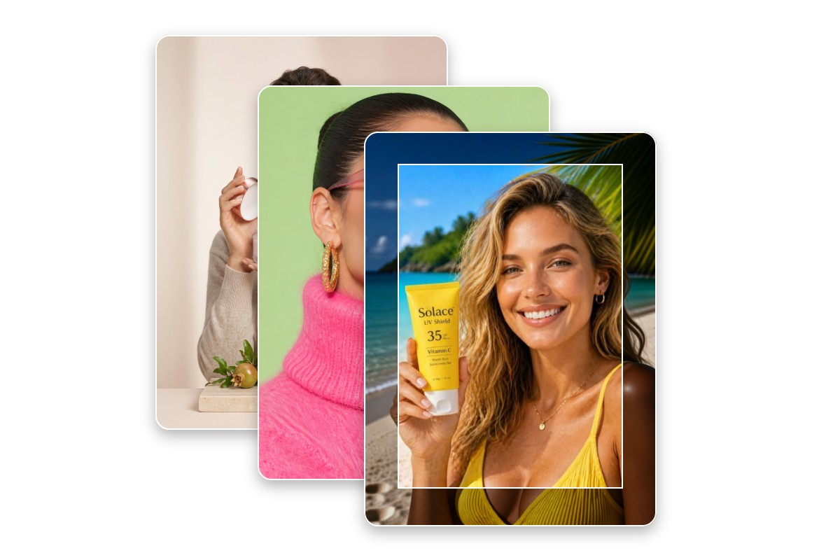 Edit model photos in batches