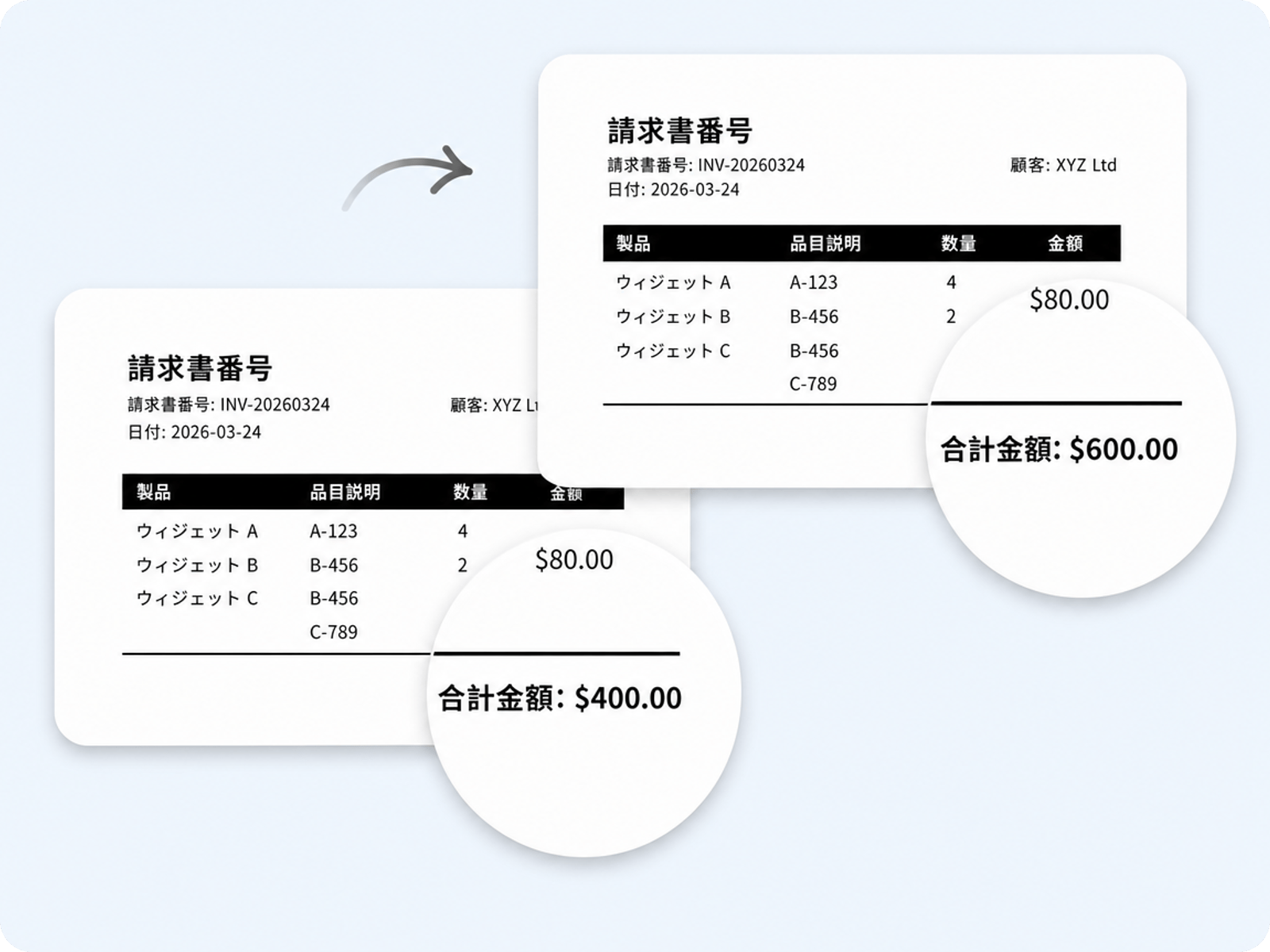 スクリーンショット書類の文字を書き換え
