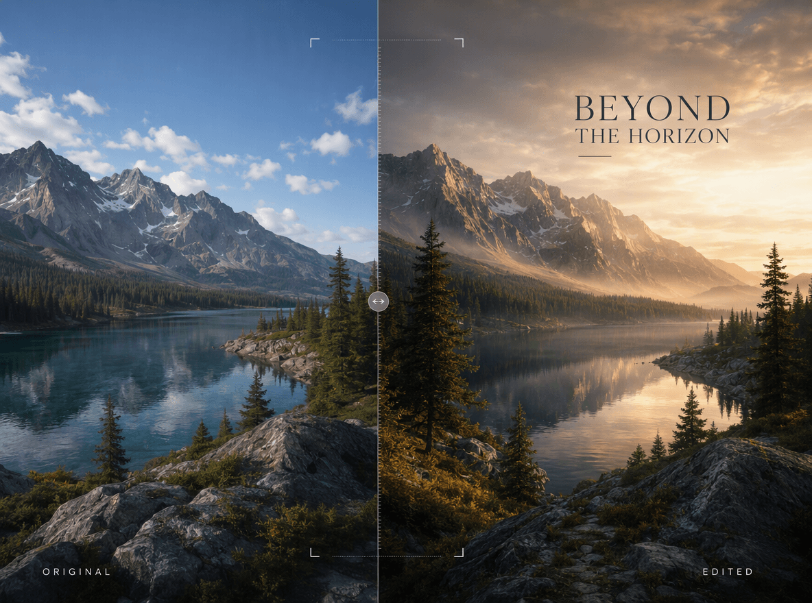 Edit the ai generated mount view visual