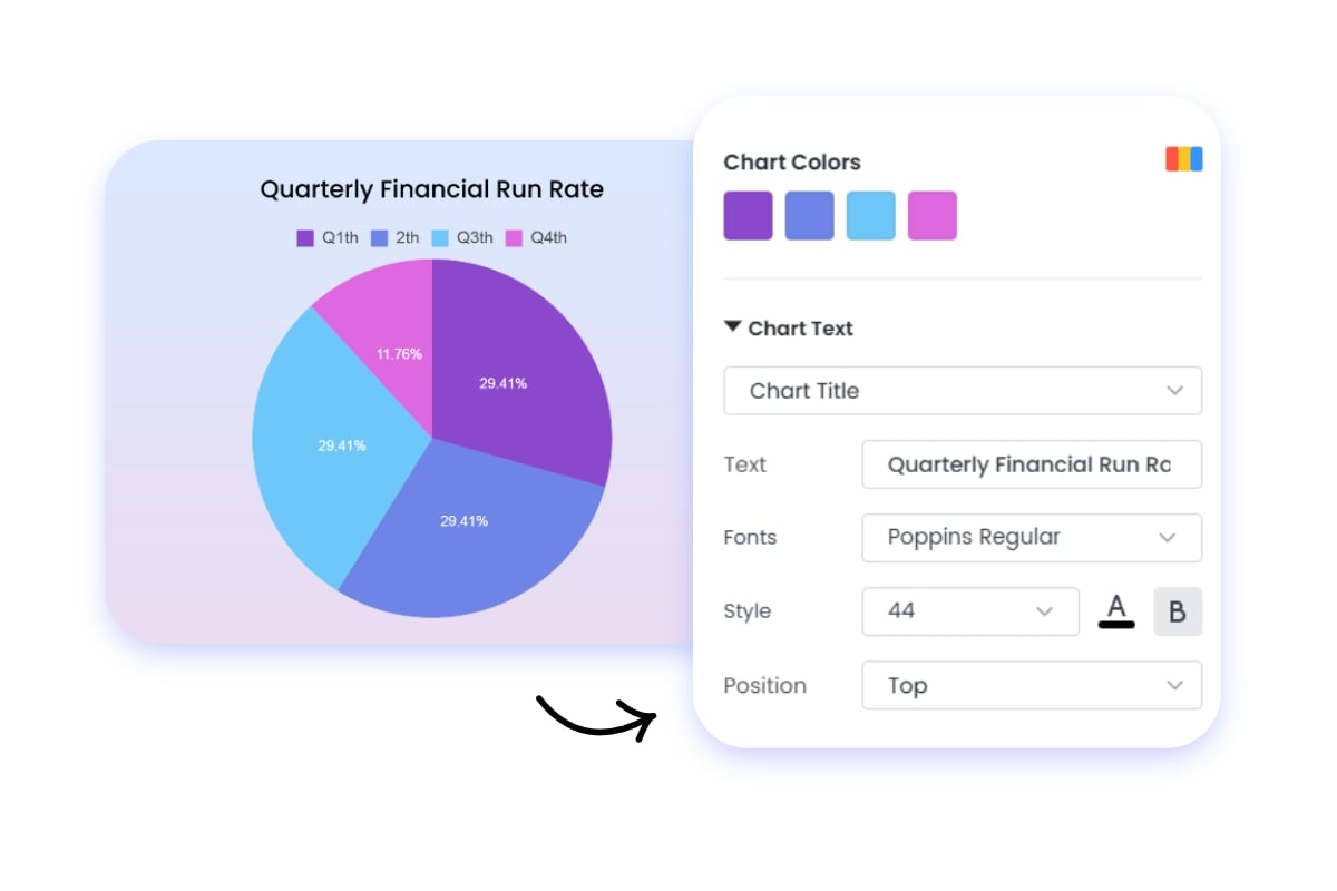 Online pie chart maker enjoy effortless data visualization fotor