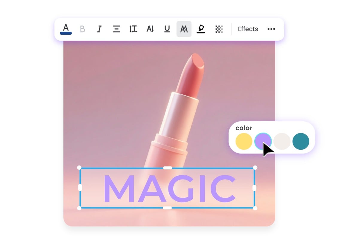 Edit your product poster with fotor ai photo editor