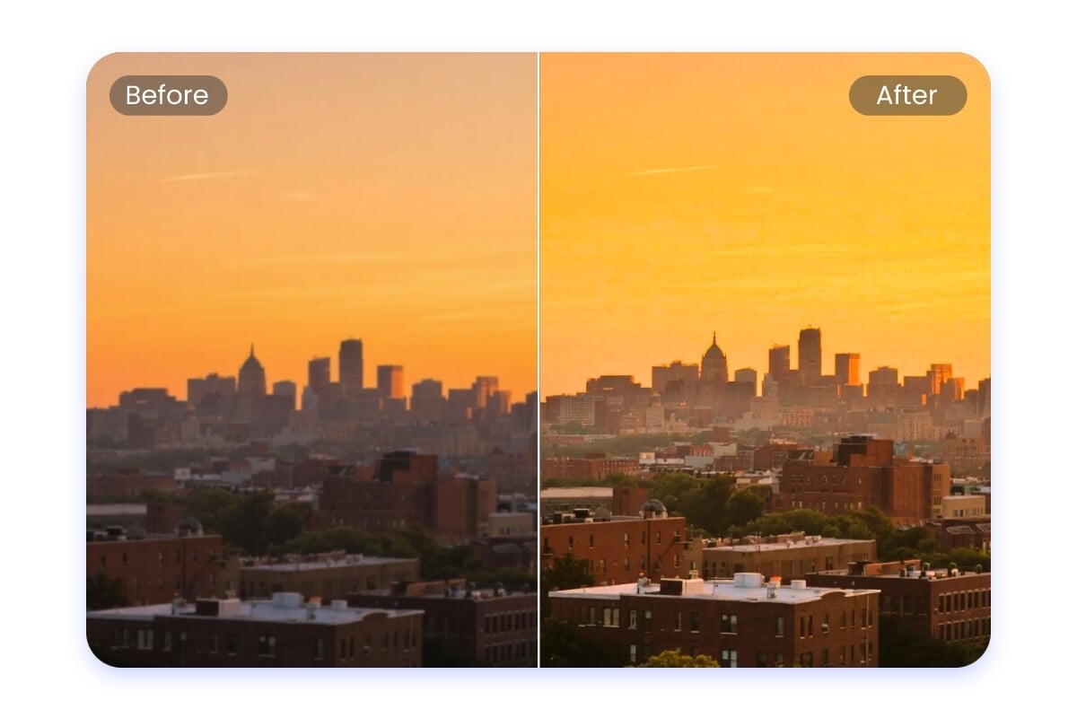 Enhance photo colors and tones to make dull images more vivid