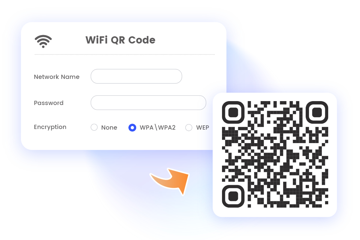 Ethernet QR Code Bridge Create WiFi QRcode 42 OFF