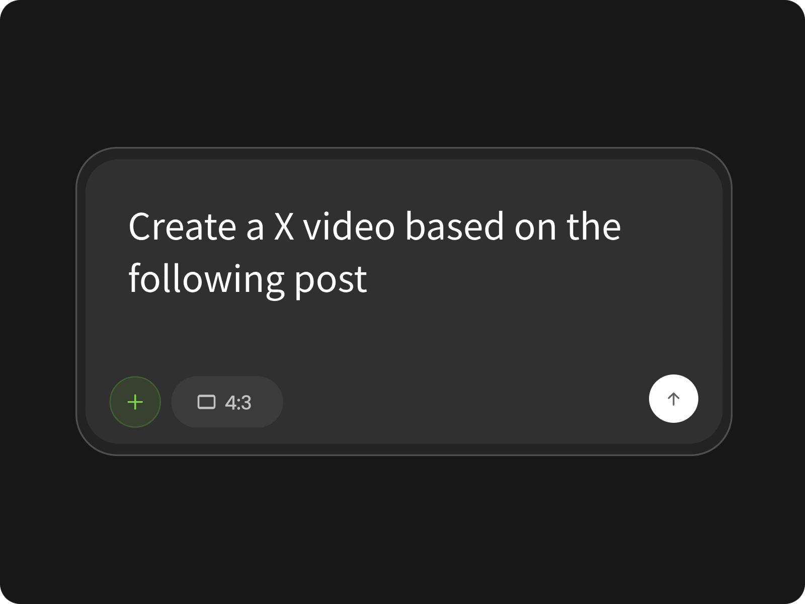 Enter your ideas for your x video in fotor twitter video tool