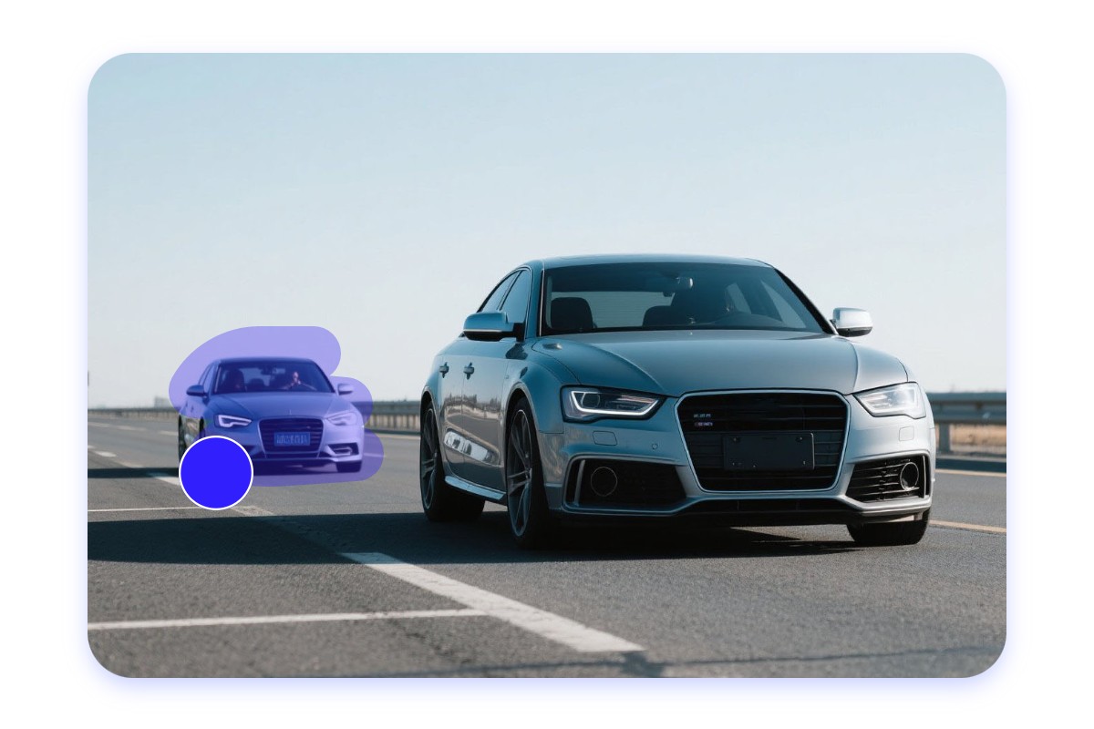 Erase unwanted objects from car ads